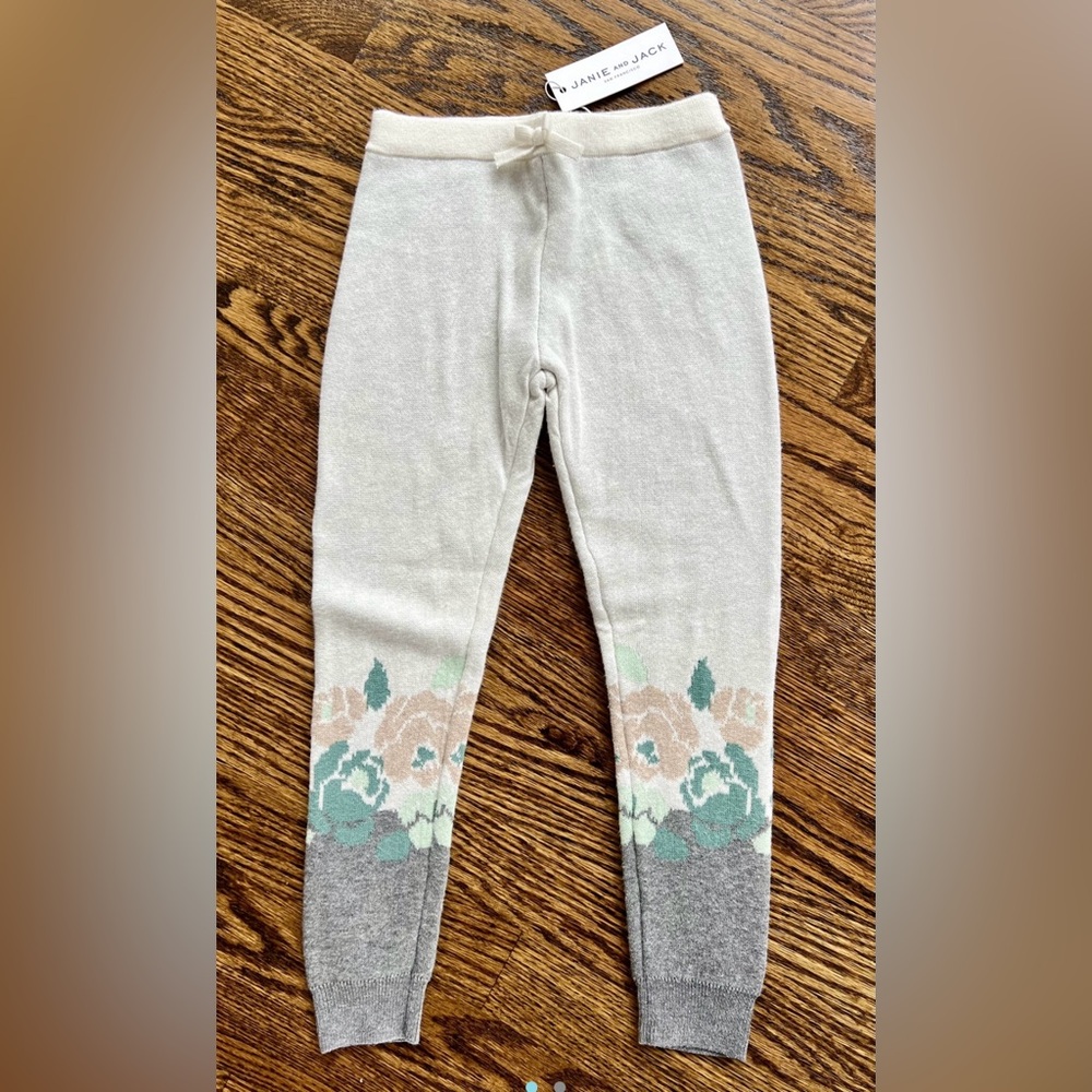 Janie and Jack - girl’s sweater pants - size 5